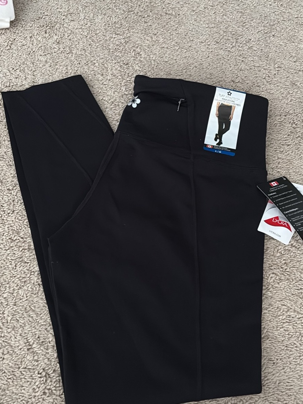 Tuff Athletics Black Women's High-Waist Performance Leggings